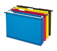 Pendaflex 09213 SureHook Lot de 4 poches à suspendre renforcées Format lettre Couleurs assorties