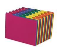 Pendaflex 40143 Lot de 31 guides de classement à onglet supérieur, quotidien/1-31, onglet 1/5, polypropylène, lettre, bleu, vert, magenta, fraise, jaune