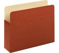 Pendaflex 51524E5 Pochette de classement, avec onglet supérieur, extension de 8,9 cm, lettre, lot de 5, corde rouge