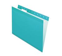 Pendaflex Dossier suspendu renforcé, taille lettre, turquoise, coupe 1/5, 25/BX (4152 1/5 AQU)