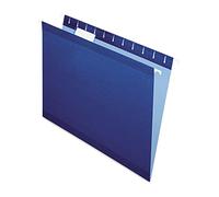 Pendaflex Dossiers suspendus renforcés, format lettre, coupe 1/5, 25/BX, bleu marine 4152