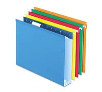 Pendaflex Lot de 25 dossiers suspendus de grande capacité, format lettre, renforcés, extension de 5,1 cm, couleurs assorties, 25 par boîte (4152 x 2 ASST)