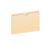 Pendaflex Manille, taille légale, extension de 5,1 cm, languettes droites renforcées avec coupe pour le pouce, 50 par boîte (23200EE), beige