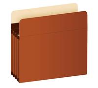 Pendaflex Pochettes accordéon extensibles, extra durables, extensibles de 8,9 cm, format lettre, renforcées avec du matériau Dupont Tyvek, 10/boîte (15421), marron