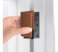 Pendaison Bloque Porte protection en Silicone,Clip de Sécurité Pour Doigt d'Enfant,Clip de Protection de Porte Pour Bébé,Empêche Les Portes De Claquer(Marron 2PCS)