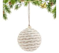 Pendant Ball - Décoration des balles de Noël, décoration Suspendue en Lin | Style de fête, Construction légère de qualité supérieure, décor de café de Balcon, idée Cadeau saisonnière