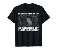 Pendant ce temps, Dans la boîte, le chat de Funny Schrödinger T-Shirt