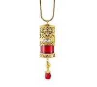 PENDANT D'ARROME - Porte-odeur portable, récipient en verre réutilisable, assainisseur d'air compact | Solution de stockage de parfums avec corde pour le lieu de travail, chambre, cuisine, voyages sur