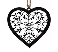 Pendant du cœur - Charmes du cœur | Bijoux de bricolage | Collier de la Saint-Valentin Pendants | Décor d'amour de l' coupé | BIELLES DE BIEILLES MAISONS OUTIL AVEC CORDE POUR LA PORTE, LA VERI