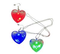 Pendant Earrings - USB Charging Retro Jewelry | Lighted Drop Earrings and Necklace Set for Birthdays, Weddings, Christmas, Dating, Parties, Bars, Mothers, Sisters, Wives, Gift Idea