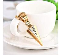 Pendant Elegant Necklace Women Long Individuality Sweater Chain Jewelry Gift,Colour:Silver (Color : Gold)