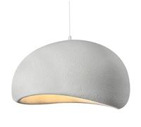Pendant LAMPREMENT Japonais, nid de 12 Pouces Bird's Nest en béton Pendentif en béton, pendance E27 pour Chambre à Coucher, Salle de Vie/Salle à Manger, Cuisine, Bar