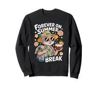 Pendant Les Vacances d'été, Les Enseignants retraités sont Toujours en Vacances Sweatshirt