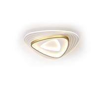Pendant Light, Nordic Minimalist Interior Ceiling Light Fixture Creative Golden Frame Transparent Acrylic Lampshade Warm Light 6000k Ceiling Lighting Easy Installation and Energy Saving(