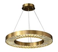 Pendant Lights, Brass Delicate Chandelier Bedroom Study Living Room Decorative Pendant Light LED Stainless Steel Lamps Minimalist Industrial Lighting Hanging Lamp Pendant(40CM)