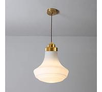 Pendant Lights, Glass Chandelier 1-Light Brass Pendent Lamp Dining Table Adjustable Suspended Light Fixture Home Bedroom Kitchen Decorat Ceiling Hanging Light Chandelier Lamp fy-83