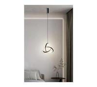 Pendant Lights, LED Bedside Chandelier Art Designer Chandelier Bedroom Study Living Room Home Creative Lamps and Lanterns Pendant(B,White Light)
