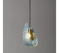 Pendant Lights, Light Luxury Flower Glass Chandelier LED Dimmable Luxury Brass Craft -NI Hanging Light Dining Room Bedside Bedroom Ceiling Hanging Lamp Adjustable Lighting Fixtures Pendant(B: White