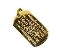 Pendant l'thaïlandaise, pendentif bouddhiste thaïlandais, Buddhisme Pendentif Écriture, Bouddhism Keychain Charm pour femmes hommes, bénédiction des colliers d', Se référer à la description