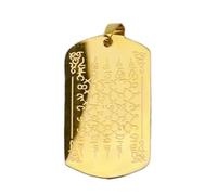 Pendant l'thaïlandaise, pendentif bouddhiste thaïlandais - Tag des Écritures religieuses,Bouddhism Keychain Charm pour femmes hommes, bénédiction des colliers d'