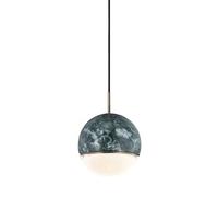 Pendant lumière LED Moderne marbre créatif Lampe Suspendue Restaurant lit Chambre tête Petite en métal de Fer forgé rétro gl