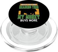 Pendant Que Tu Lis Ceci Mon Argent Augmente Bourse Humour PopSockets PopGrip pour MagSafe
