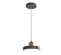 Pendante à LED Industrielle, Plafond à LED 12W, 3000K / 4000K / 6000K Dimmable, Mini Suspendu en Bois, de l'îlot de Cuisine Moderne pour Salle à Manger d'entrée fabriquée en Chine