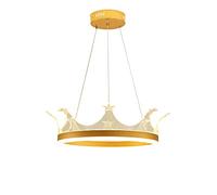 Pendante en verre en cristal, corps de quincaillerie de peinture à haute température + abat-jour translucide acrylique, lumières nordiques de suspension créative pour fille princesse, restaurant à