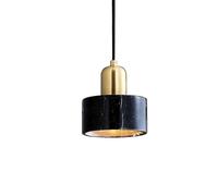 Pendante marbre Blanc de Cuisine îlot Noir Vert Naturel Stone plafonnage plafonnier Lampe Petite Tambour Pending Gold Moderne pour Chambre à Manger Salon du Restaurant hôtels