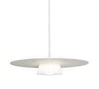 PendantLight, d'art de Luxe de lumière Nordique, Suspension décorative Circulaire créative pour café, Restaurant, Chambre à Coucher, Salle d'exposition, Bureau, Suspension (Blanc)