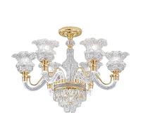 PendantLight, en Cristal de Luxe léger créatif Peut Briller Bras de Lampe Lampe à Suspension décorative pour Salon Salle à Manger plafonniers Suspendus