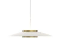 PendantLight, en Fer de personnalité créative, Suspension à Barre de LED, réglable pour la Salle à Manger, Le Salon la Chambre à Coucher (Blanc + Or)