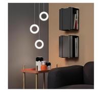 PendantLight, Moderne lustres Modernes décoration intérieure Salle à Manger Compatible Les lumières Maison compatibles avec la Lampe Table de Cuisine - Style Pendentif LED L (Or