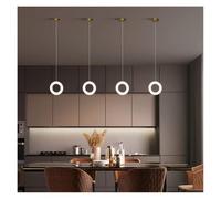 PendantLight, Moderne lustres Modernes décoration intérieure Salle à Manger Compatible Les lumières Maison compatibles avec la Lampe Table de Cuisine - Style Pendentif LED L (Or