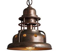 PendantLight, rétro nostalgique en Fer forgé, Hauteur réglable, Suspension Industrielle pour Salle à Manger, Salon, café, Club, décoration de Lampe Suspendue
