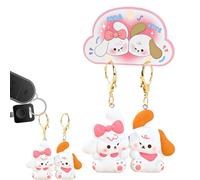 PENDANTS DIGNANTS PENDANT, CHARM DOG SAG,Couches de dessin animées de la chaîne de clés magnétiques Pendent | Charme de sac d'animaux mignons petits accessoires de sac à dos pour voiture