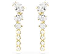 Pendants d'oreilles Mesmera, Tailles variées, Blanches, Doré à l’or 18 carats (750/1000) OS