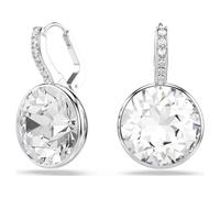 Pendants d'oreilles Millenia, Taille ronde, Blanches, Métal rhodié OS