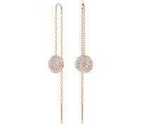 Pendants d'oreilles Sublima, Blanches, Placage de ton or rosé OS
