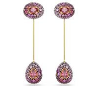 Pendants d'oreilles Sublima, Taille poire, Rouges, Doré à l’or 18 carats (750/1000) OS