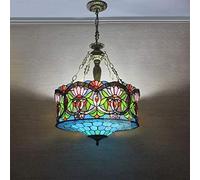 Pendants LED Chandelier Lampe Hauteur 5 Lights Pendante Lumière splendide Motif Baroque Modèle Glassage Plafond Light Compatible avec Le Salon