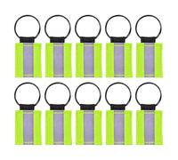 Pendants Réfléchissants - Keychain Réfléchissant En Acrylique Léger De 10 Pc | Pendentif Réflecteur De Sécurité Haute Visibilité | Course De Femelles Élégantes | Accessoire En Bordure De Route Pour Le