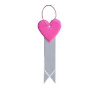 Pendants réfléchissants sûrs - Sécurité en Forme de cœur, Reflector Tags Pendants à Dos Polyvalente Jogging Walking Kids Sécurité