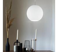 Pendel Boule Plafonnier Lampe En Verre Blanc Grand Lumière