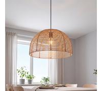Pendelleuchte Boho E27 Ø 35 CM Panier Abat-Jour Beige Toki Lampe Salle à Manger