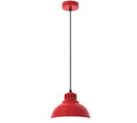 Pendelleuchte Cuisine Métal Rouge Blanc Ø21 CM E27 Loft Lampe Suspendue à Manger