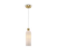 Pendelleuchte Cuisine Verre Abat-Jour Gris Or Rond Ø10 CM E14 Suspendue à Manger
