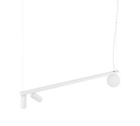 Pendelleuchte Manger Boule en Verre Ciblée GU10 G9 Spot Lampe Suspendue Blanc