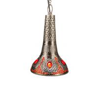 Pendelleuchte Orientale Marrakesch Deckenlampe Boho Argent Laiton 30cm Vintage