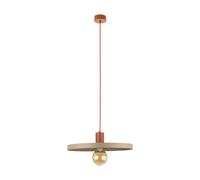 Pendelleuchte Rouge Brique Sable Gris Métal Ø40cm E27 Suspendue Vintage Cuisine